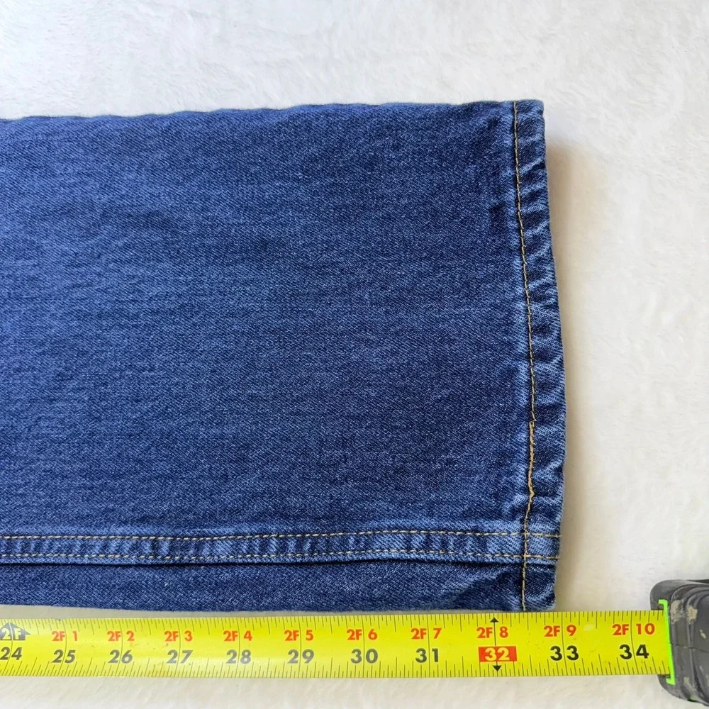 Levis 550 Relaxed Fit Tapered Leg Jeans Mens 38x34‎ Dark Wash Indigo Denim Pants
